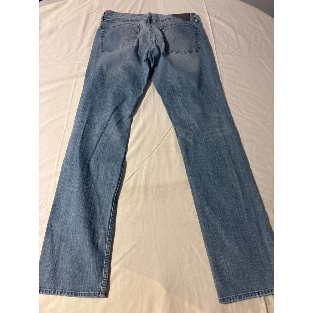 Bonobos Straight Leg slim‎ Jeans Mens 32/34 Light Wash Excellent Denim Casual